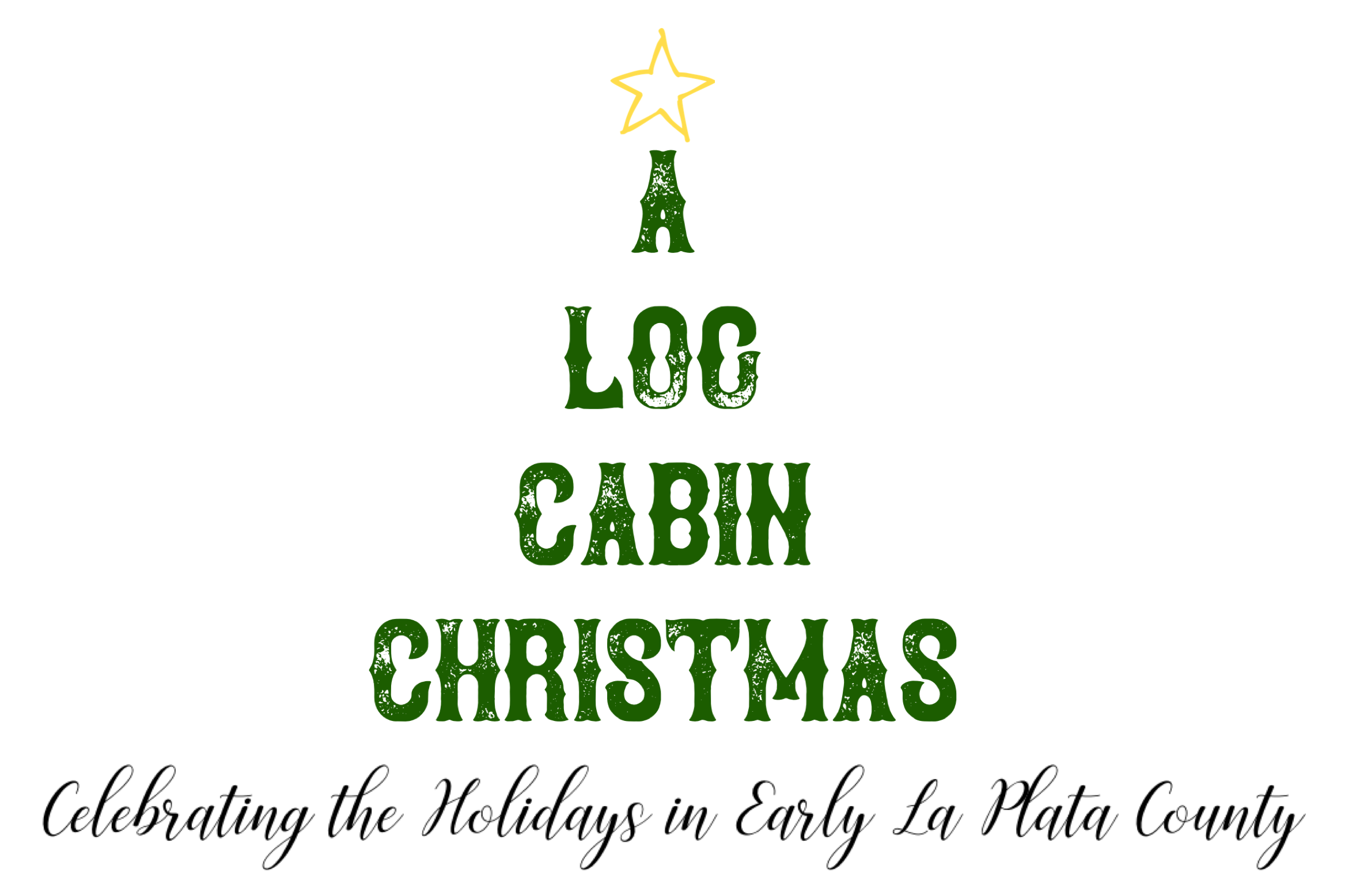 Log Cabin Christmas Title