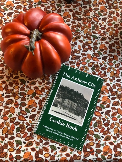 image of cookie book and pumpkin