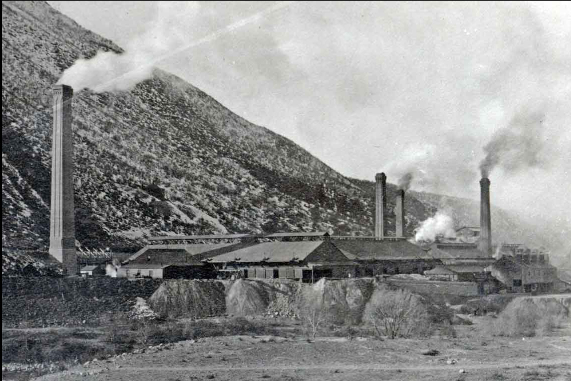 The American Smelting and Refining plant in Durango