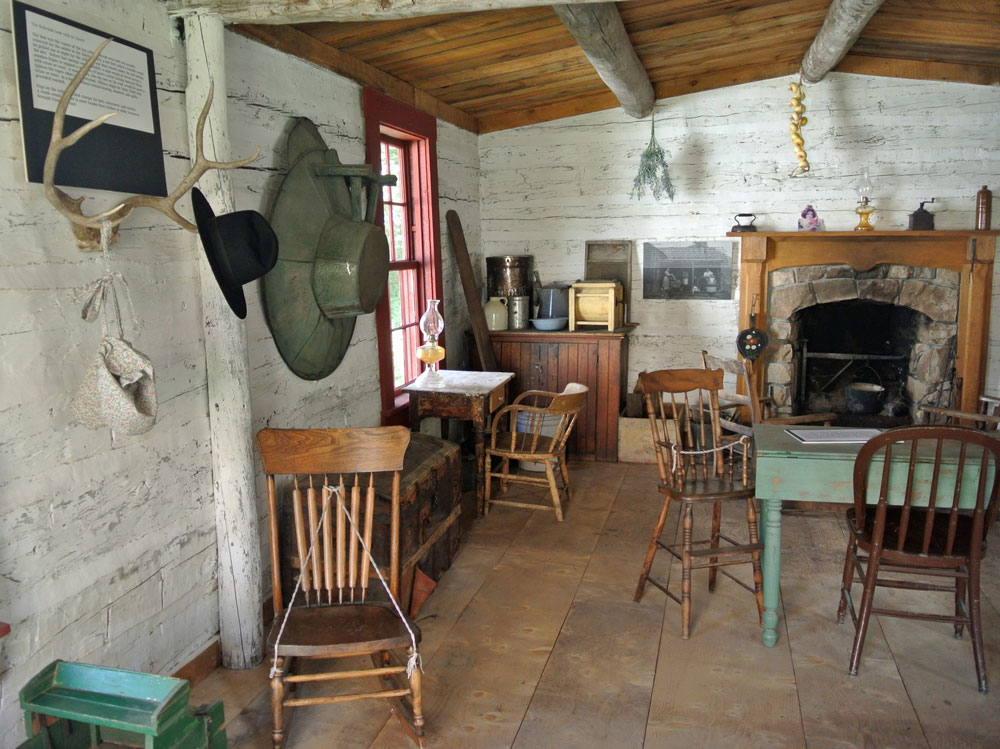 East wall of interior