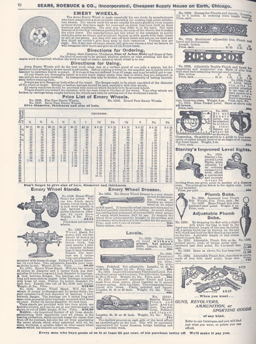 Sears Catalog page