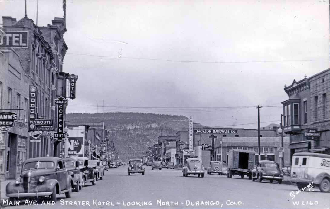 Downtown Durango in the 1930s