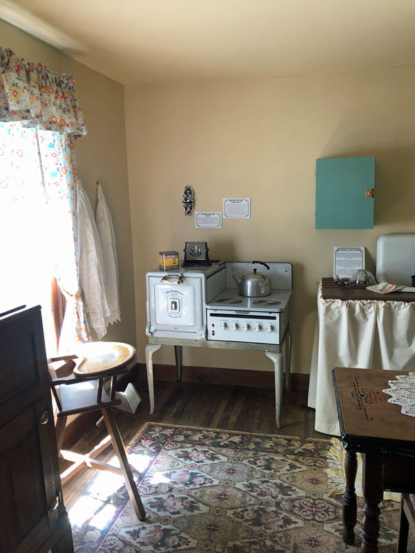 Southeast side of kitchen