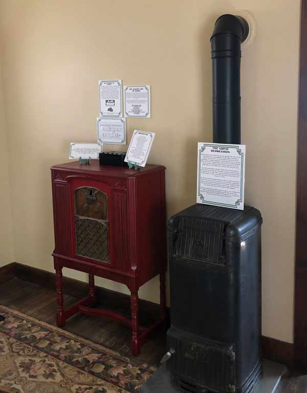 Radio and Stove
