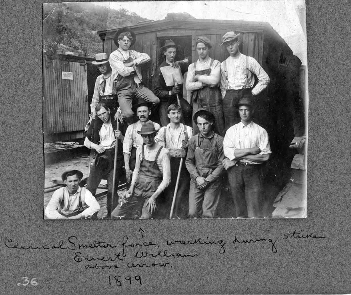 Clerical workers during the strike