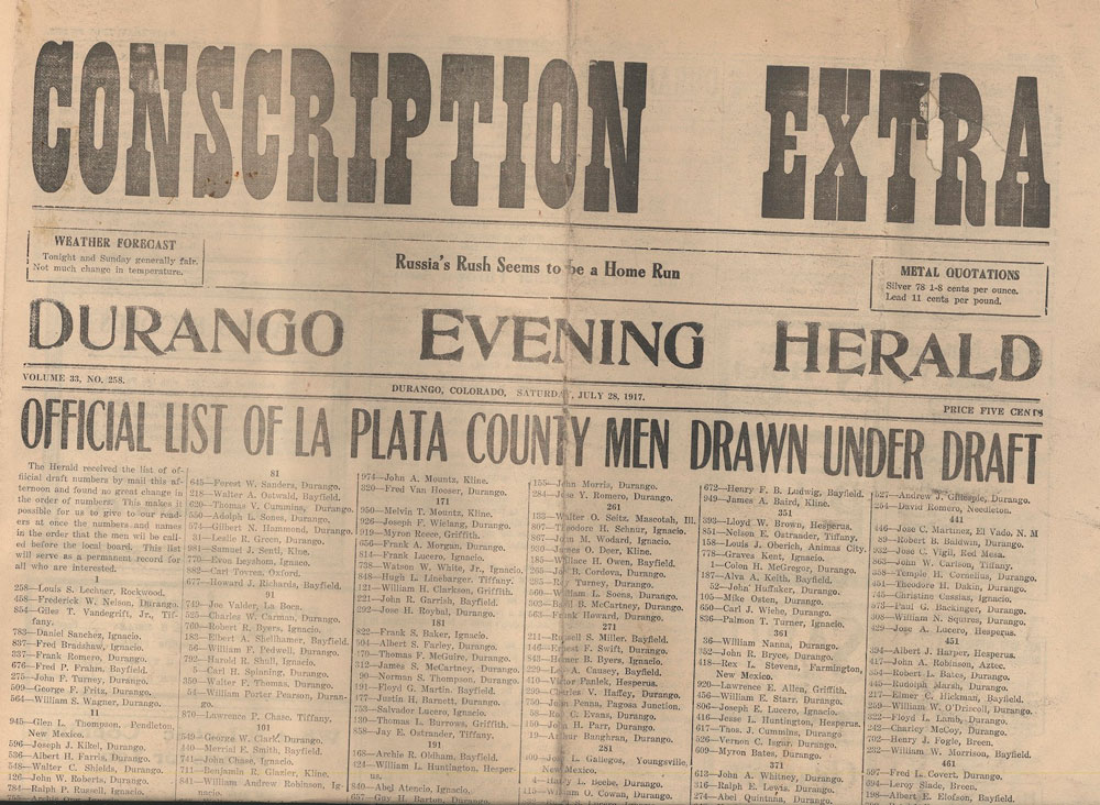 conscription headlines