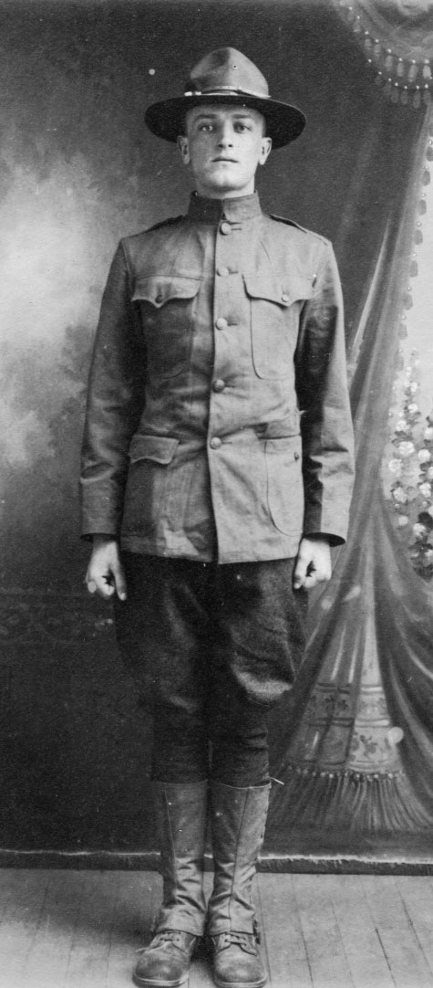Iver Hanson in uniform