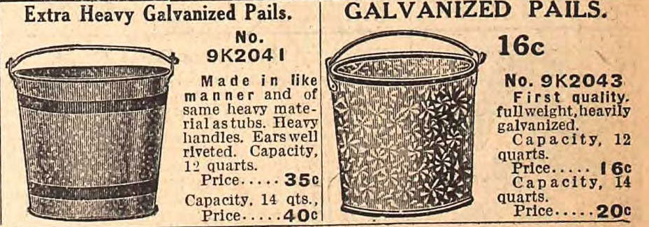 Pail for water