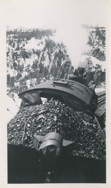 Tender with coal