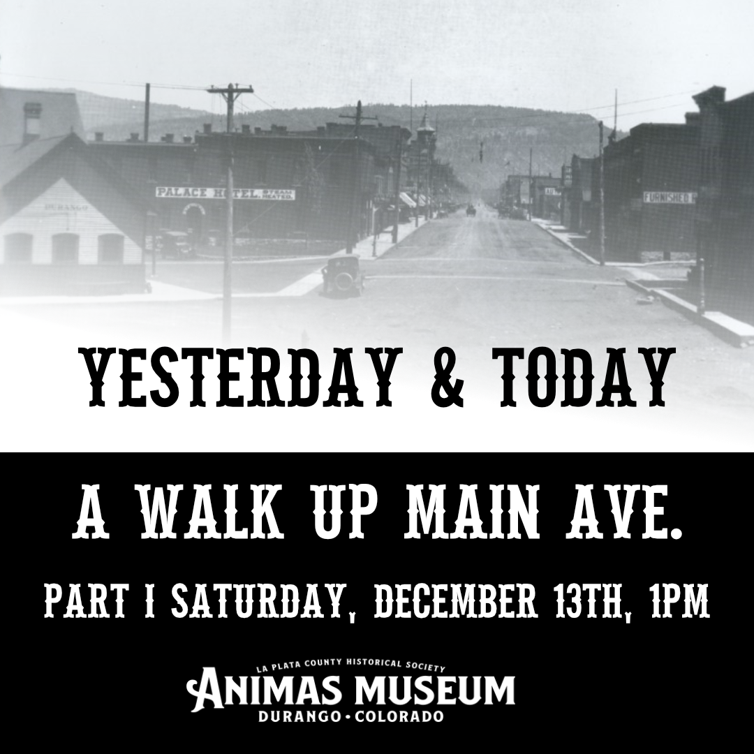image of Durango's Main Ave looking north from the 1920s
